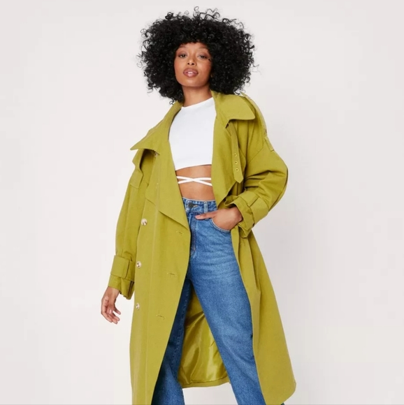 Nasty Gal Trench Coat - Picture 2 of 3